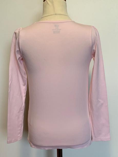 H&m ružové tričko s dlhým rukávom, h&m,122