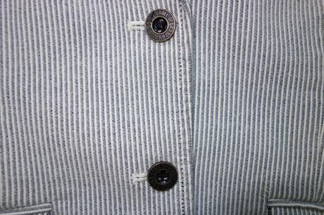 Prúžkované sako, h&m,40