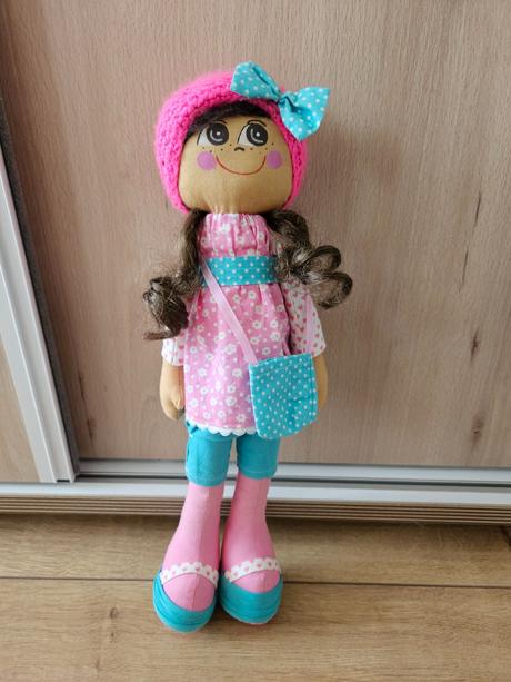 Ručne robená bábika 30 cm,