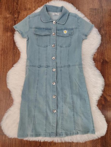 Denimové šaty, sinsay,158
