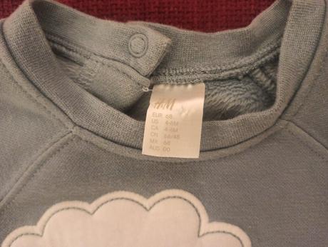 Mikinka h&m, h&m,68