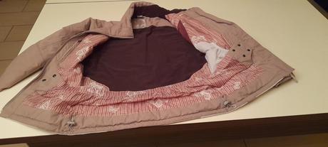 Lyziarska bunda s oteplovackami, quechua,l