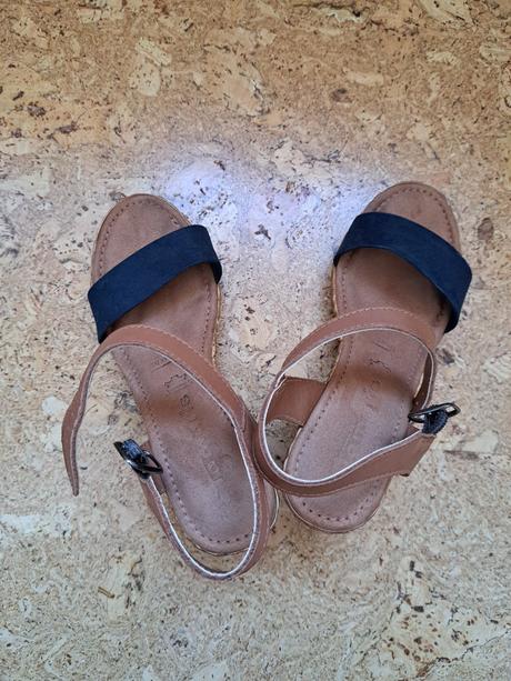 Kožené sandále tamaris 36, tamaris,36