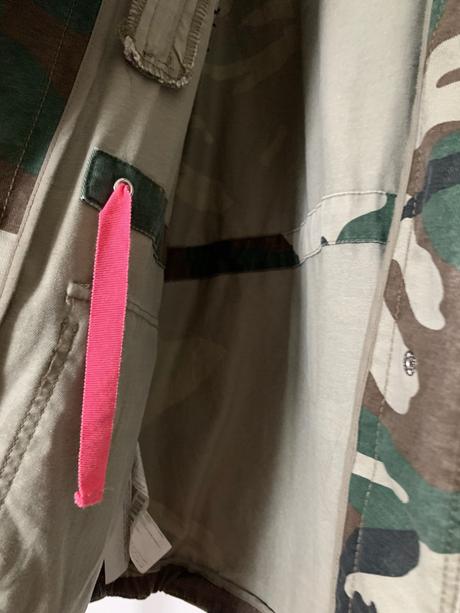 Maskacova parka s aplikaciami, mango,m