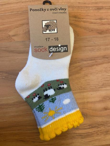 Ponožky z ovčej vlny 30-31, 30 / 31