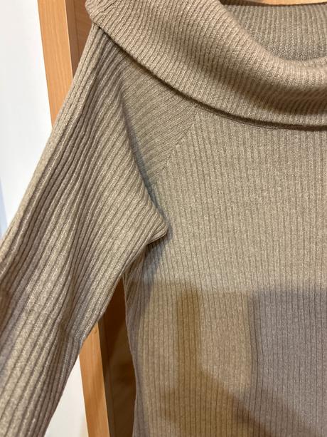 Pletené šaty s carmen výstrihom 44/46, bonprix,44