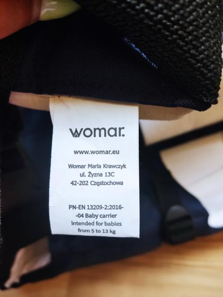 Nosič na bábätko, womar zaffiro