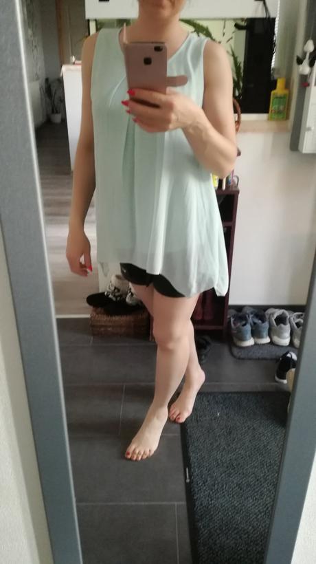 Krásna mentolová blúzka, l