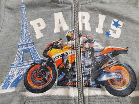 Mikina na zips paris, 98