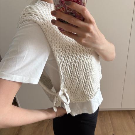 Tričko s pletenou vestou, zara,s