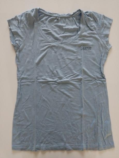 Modré pásikavé tričko, m