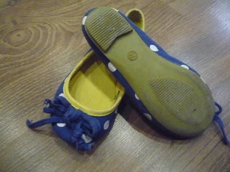 Žlto modré balerínky, f&f,28