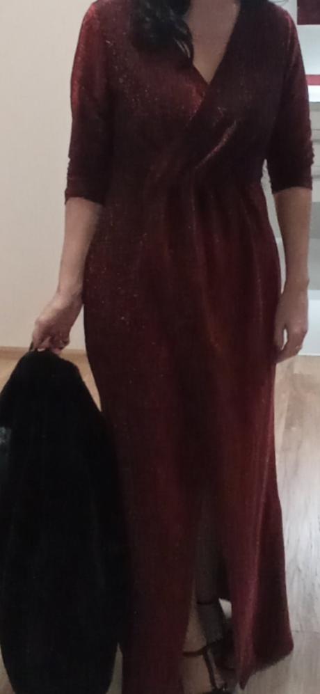 Spoločenské šaty červené, m