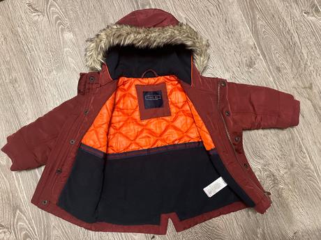 Bordova zimna parka, next, 12-18 mesiacov, next,80