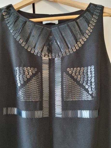 Elegantne cierne saty velkost 38-40, promod,40