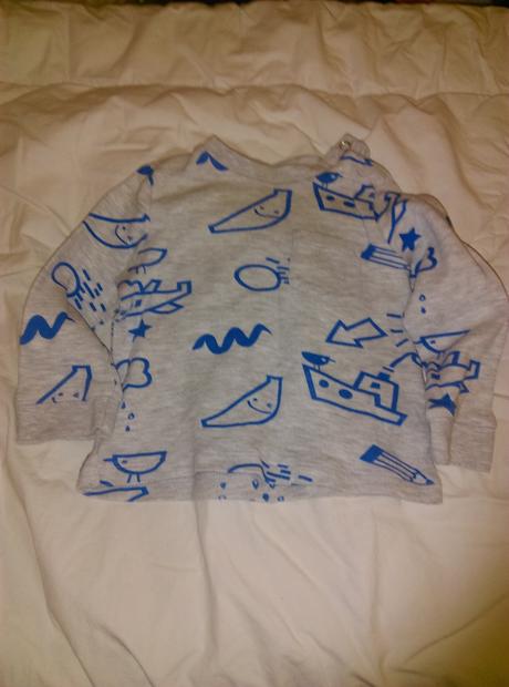 Dlhorukávové tričko mikina, f&f,68