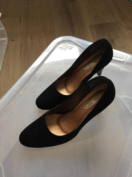 Čierne semišové lodičky, 37