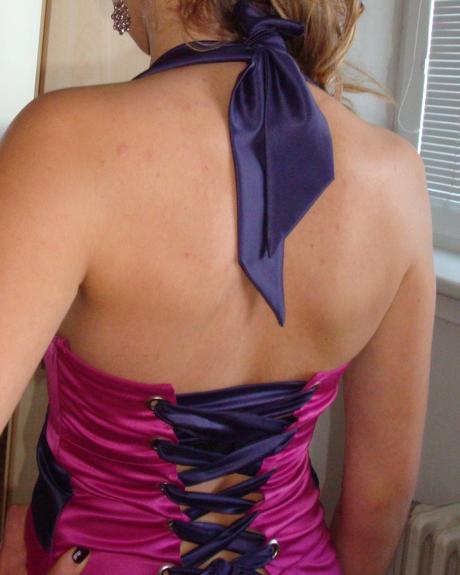 Šaty so šnurovačkou xs-s-m, s