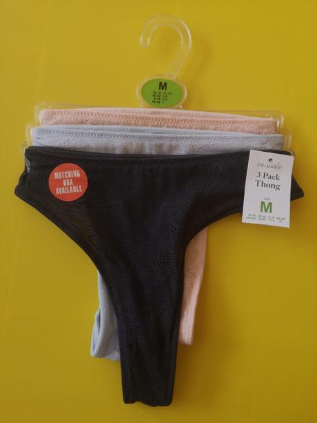 Primark dámske nohavičky 3ks veľkosť m, primark,m