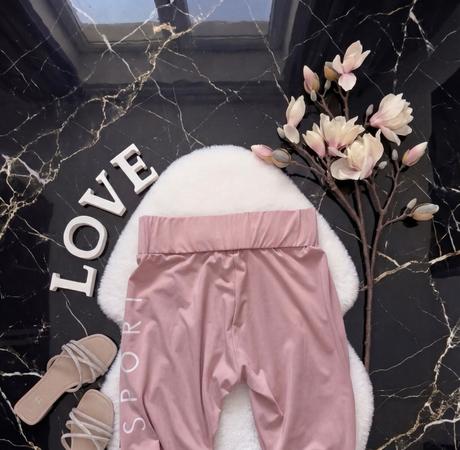 Bledoružové legíny, pretty girl,s