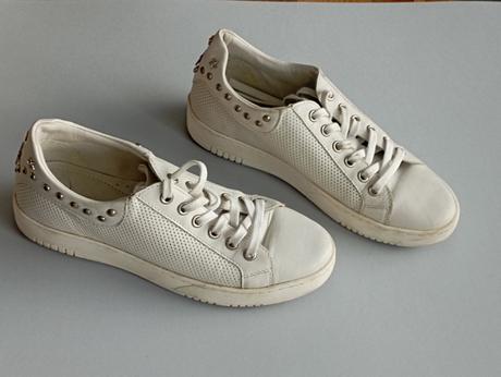 Biele kožené tenisky, lasocki,37