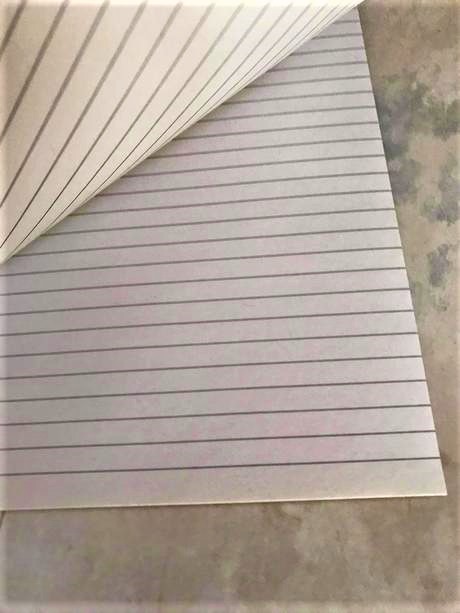 Poznámkový blok a 4 + a 5 - 2 ks,