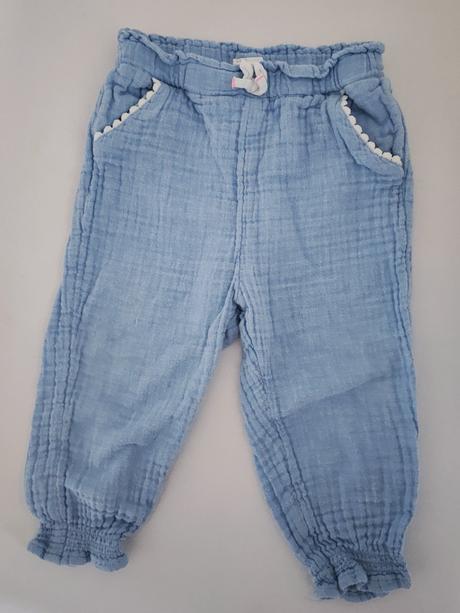 Mušelinové nohavice, h&m,86