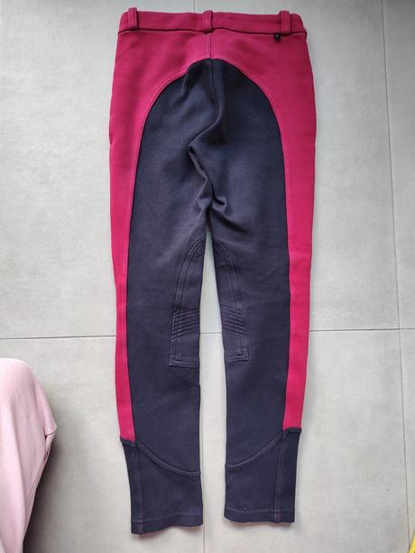 Fouganza detské hrejivé jazdecké nohavice, decathlon,134