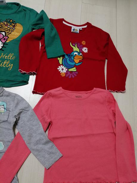 Tričká pre dievčatká 4 ks, vel. 110 - 116, 110