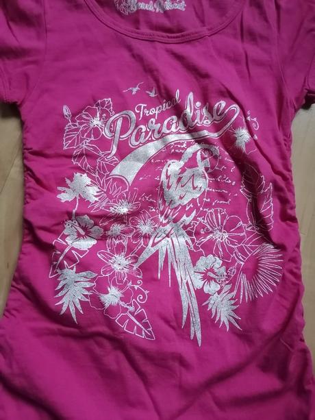 Ružové tričko - 128, okay,128