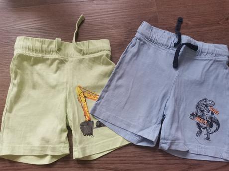 Tenke bavlnene kratasy 2ks, dopodopo,98