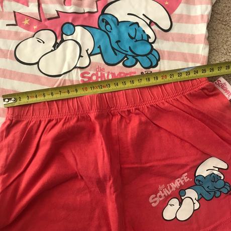 Letné pyžamo šmolkovia v.116, 110
