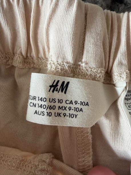 Teplakové nohavice, h&m,140