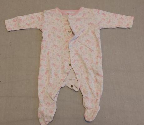 Overal/pyžamko zajačiky 56, f&f,56