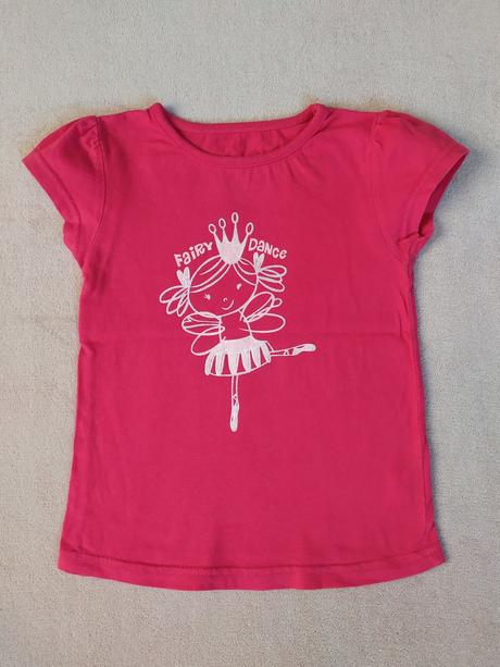 Tričko s krátkym rukávom veľ.104/110, girl2girl,104