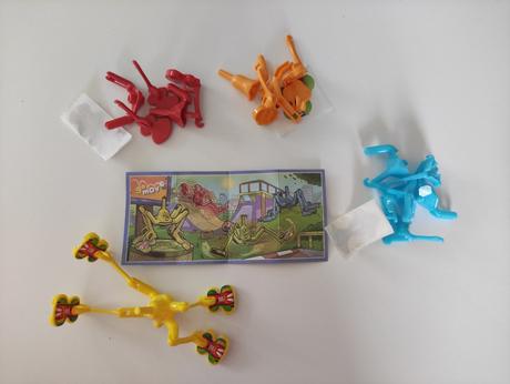 Vrtulky a tabulky z kinder, 