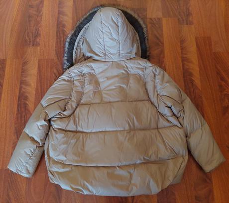 Zimná bunda s pravou kožušinou, l