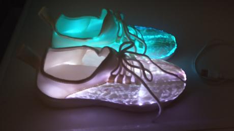 Svietiace tenisky 36 s nabijacim kablikom, pepperts,36