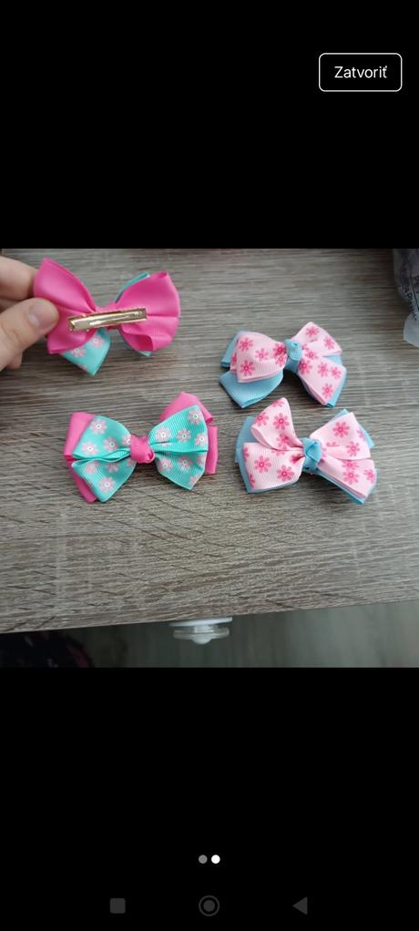 Mašle sponky do vlasov, 