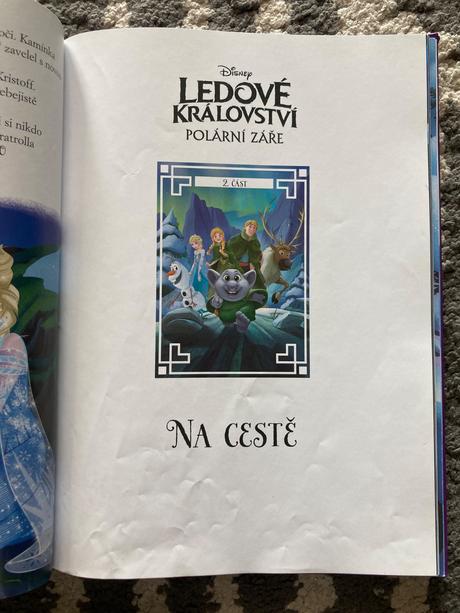 Ľadové kráľovstvo - polárna žiara zlatá kniha, 