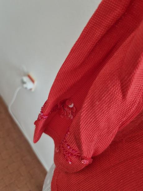 Luxusný lososový svetrík apart 36, s