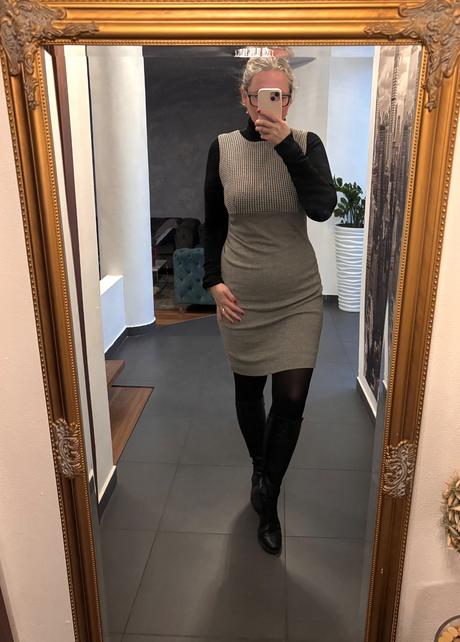 Kárované puzdrové šaty mango v. xl, mango,xl