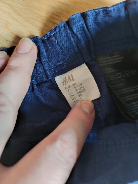 Kraťasy, h&m,80