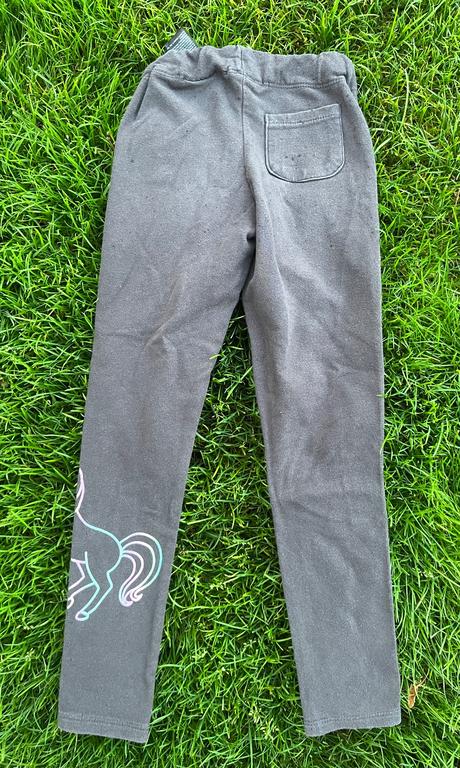 Mierne zateplené legíny jednorožec unicorn, h&m,122