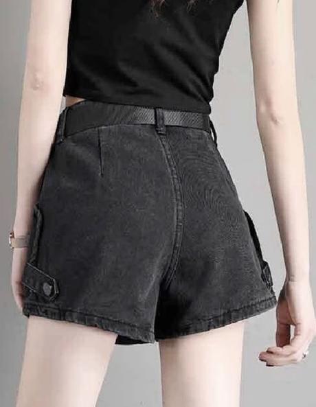 Tmavošedé rifľové kraťasy, xs/s/m, 36 - xs