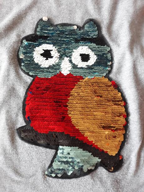 "meniace"tričko so sovičkou, 128