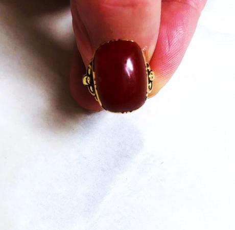 Starož.prsteň s karneolom,