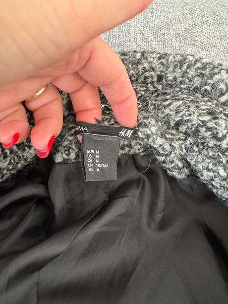 Tehotenský zimný kabát, h&m,m