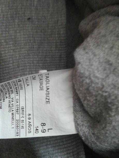 Mikina beneton, benetton,140