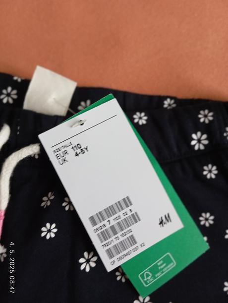 Kraťasy, h&m,110
